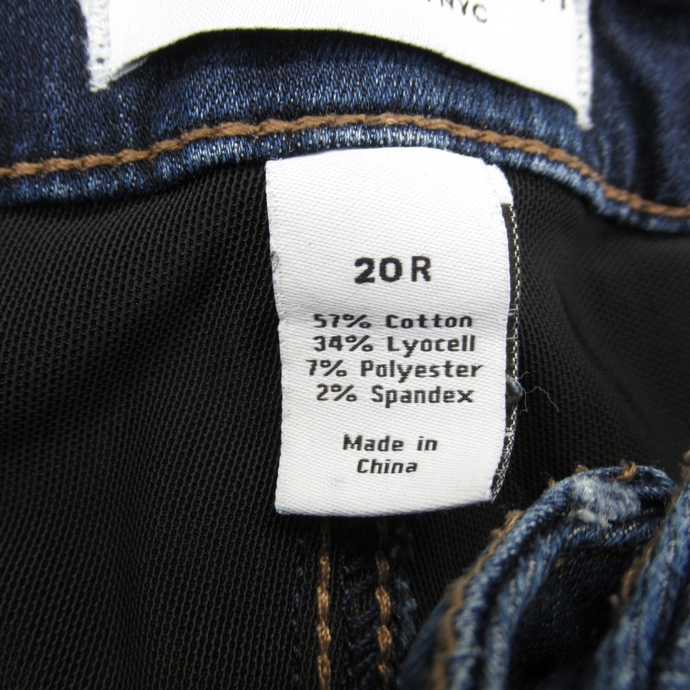 Lane Bryant 20R Dark Wash Stretch Denim‎ Mid Rise Skinny Jean Women's Plus Size - Picture 3 of 13
